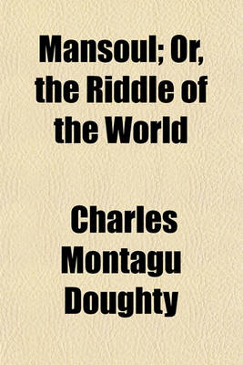 Book cover for Mansoul; Or, the Riddle of the World