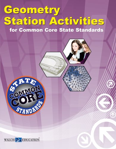 Cover of Geometry Station Activities for Common Core Standards