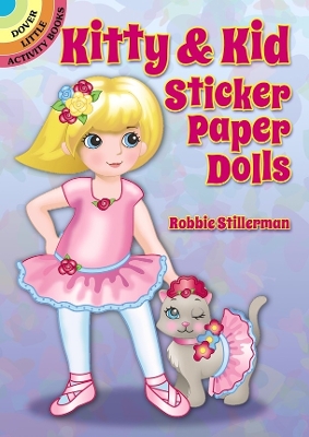 Book cover for Kitty & Kid Sticker Paper Dolls