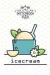 Book cover for Ice cream sketchbook