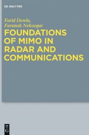 Cover of Foundations of MIMO in Radar and Communications