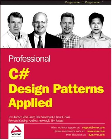 Book cover for Professional C# Design Patterns Applied