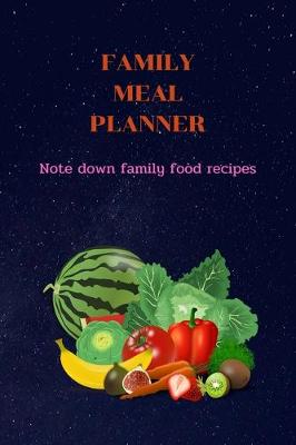 Book cover for Family Meal Planner