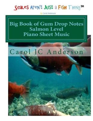 Book cover for Big Book of Gum Drop Notes - Salmon Level - Piano Sheet Music