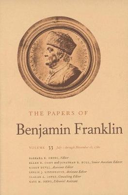 Book cover for The Papers of Benjamin Franklin, Vol. 33