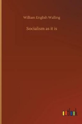 Cover of Socialism as it is