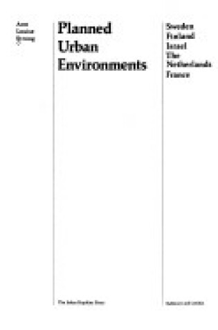 Cover of Planned Urban Environments