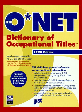 Book cover for O*Net Dictionary of Occupational Titles