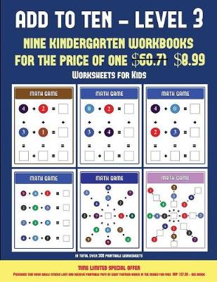 Book cover for Worksheets for Kids (Add to Ten - Level 3)