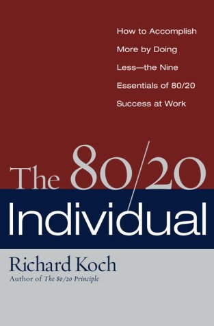 Book cover for The 80/20 Individual