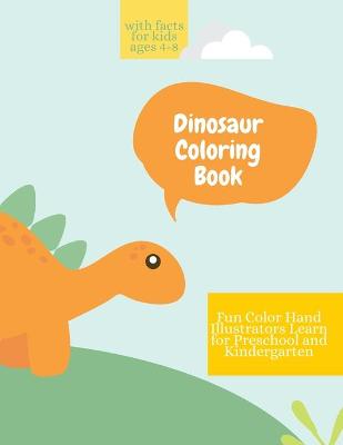 Book cover for Dinosaur Coloring Book