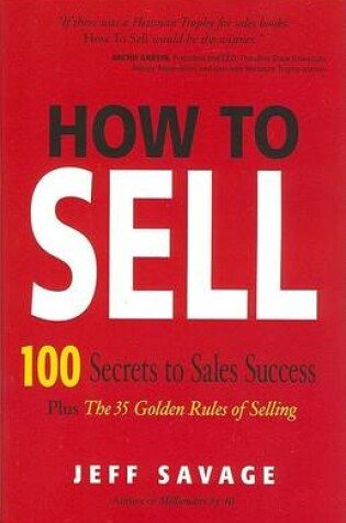 Cover of How to Sell