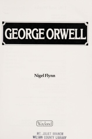 Cover of George Orwell