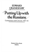 Book cover for Putting up with the Russians