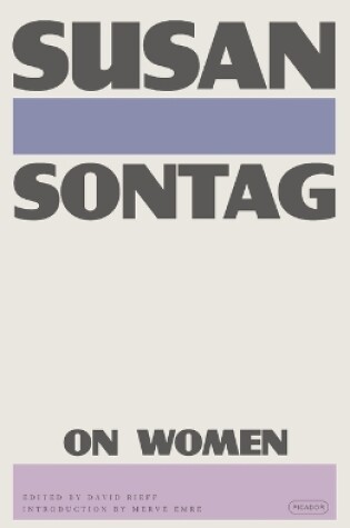 Cover of Susan Sontag on Women