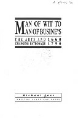 Cover of Man of Wit to Man of Business