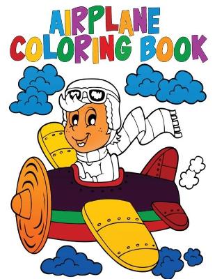 Book cover for Airplane Coloring Book