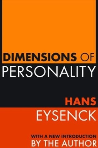 Cover of Dimensions of Personality