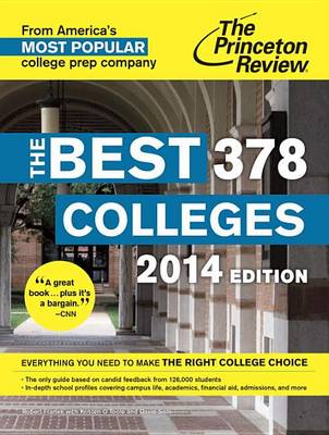 Book cover for The Best 378 Colleges, 2014 Edition