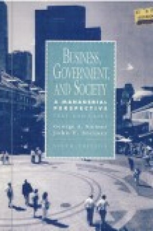 Cover of Business Govt & Society H/C