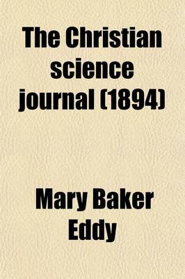 Book cover for The Christian Science Journal (Volume 12)