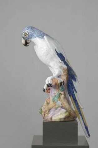 Cover of Antique Porcelain Blue Macaw Bird Journal