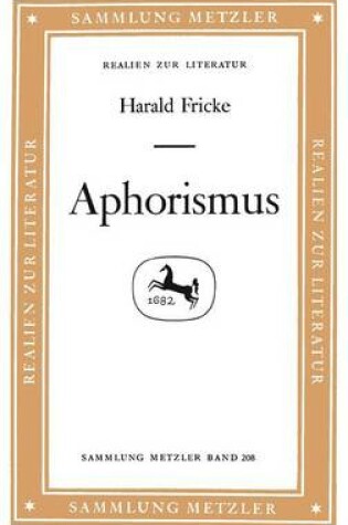 Cover of Aphorismus