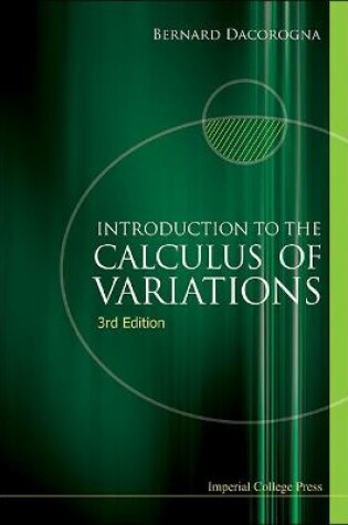 Cover of Introduction To The Calculus Of Variations (3rd Edition)
