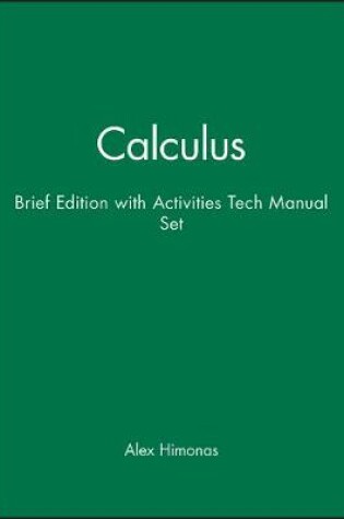 Cover of Brief Ed Calculus with Activities Tech Manual Set