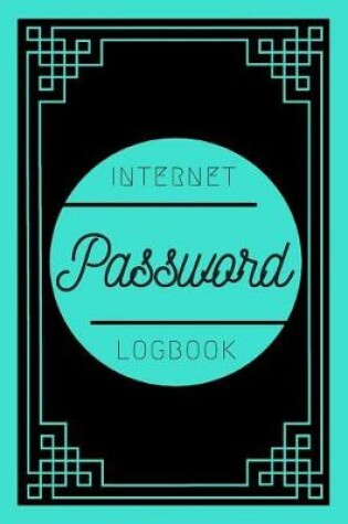 Cover of Turquoise Internet Password Logbook