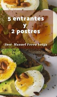 Book cover for 5 entrantes y 2 postres