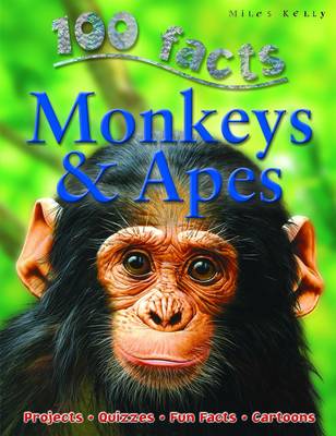 Book cover for 100 Facts Monkeys & Apes