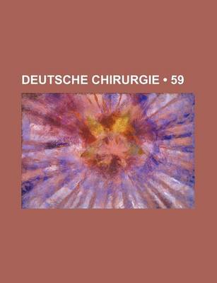 Book cover for Deutsche Chirurgie (59)