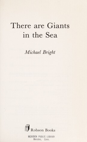 Book cover for There are Giants in the Sea