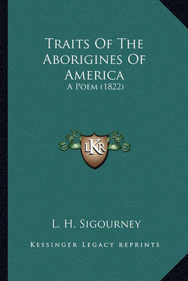 Book cover for Traits of the Aborigines of America Traits of the Aborigines of America