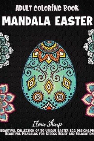 Cover of Mandala Easter Adult Coloring Book