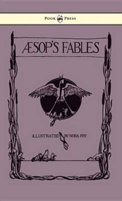 Book cover for Aesop's Fables - Illustrated in Black and White by Nora Fry