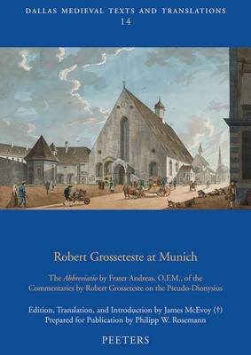 Book cover for Robert Grosseteste at Munich