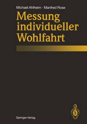 Book cover for Messung Individueller Wohlfahrt