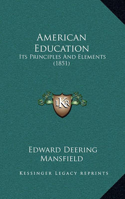 Book cover for American Education