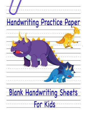 Book cover for Handwriting Practice Paper