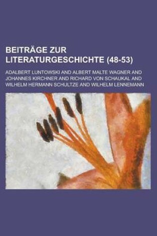 Cover of Beitrage Zur Literaturgeschichte (48-53)