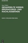 Book cover for Vorlesung UEber Hegel