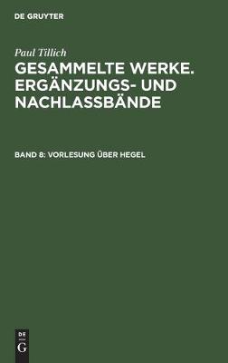 Book cover for Vorlesung UEber Hegel