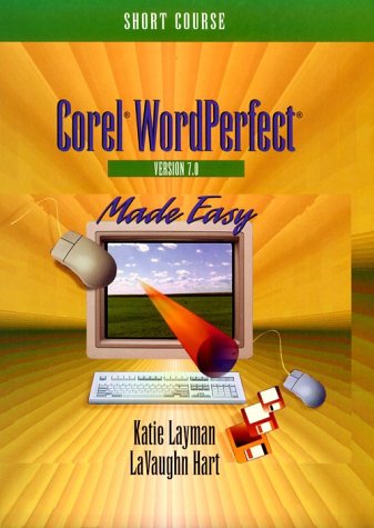 Book cover for Corel WordPerfect 7.0 for Windows 95 Made Easy