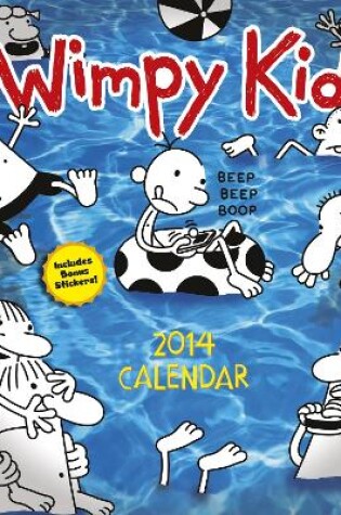 Cover of Diary of a Wimpy Kid calendar 2014