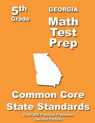 Book cover for Georgia 5th Grade Math Test Prep