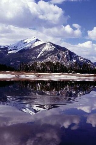 Cover of Travel Journal Rocky Mountains Colorado Snow River