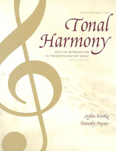 Book cover for Tonal Harmony Workbook