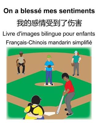 Book cover for Français-Chinois mandarin simplifié On a blessé mes sentiments/我的感情受到了伤害 Livre d'images bilingue pour enfants